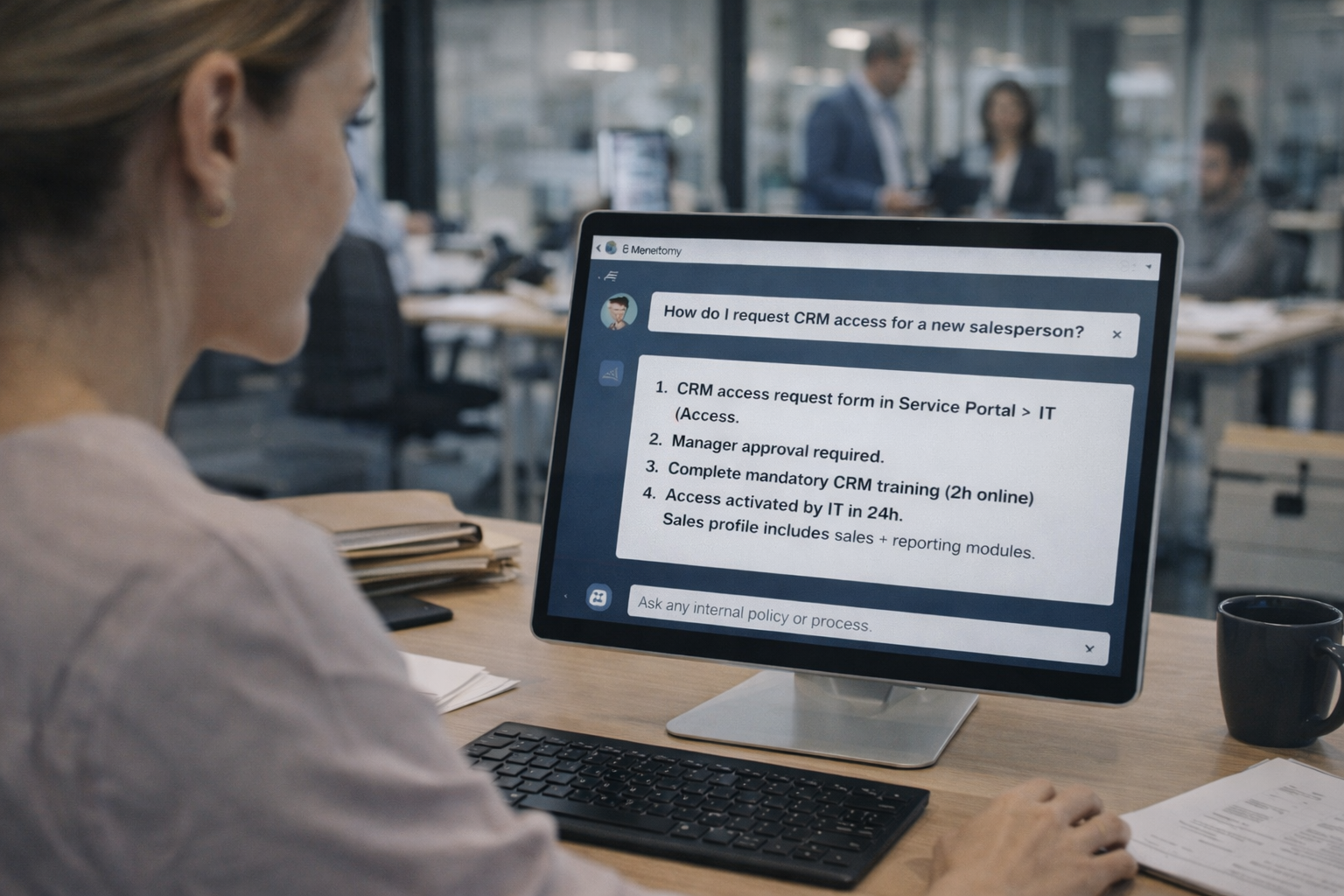 Documentación Interna: De buscar en carpetas compartidas a respuestas instantáneas